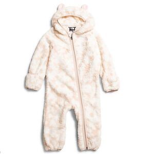 THE NORTH FACE | BABY BEAR HOODIE ONE-PIECE | GARDENIA WHITE, Size 18-24, NWT